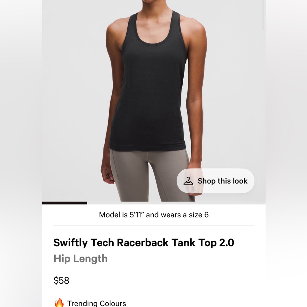 Swiftly Tech Racerback Tank Top 2.0 - Picture 3 of 3